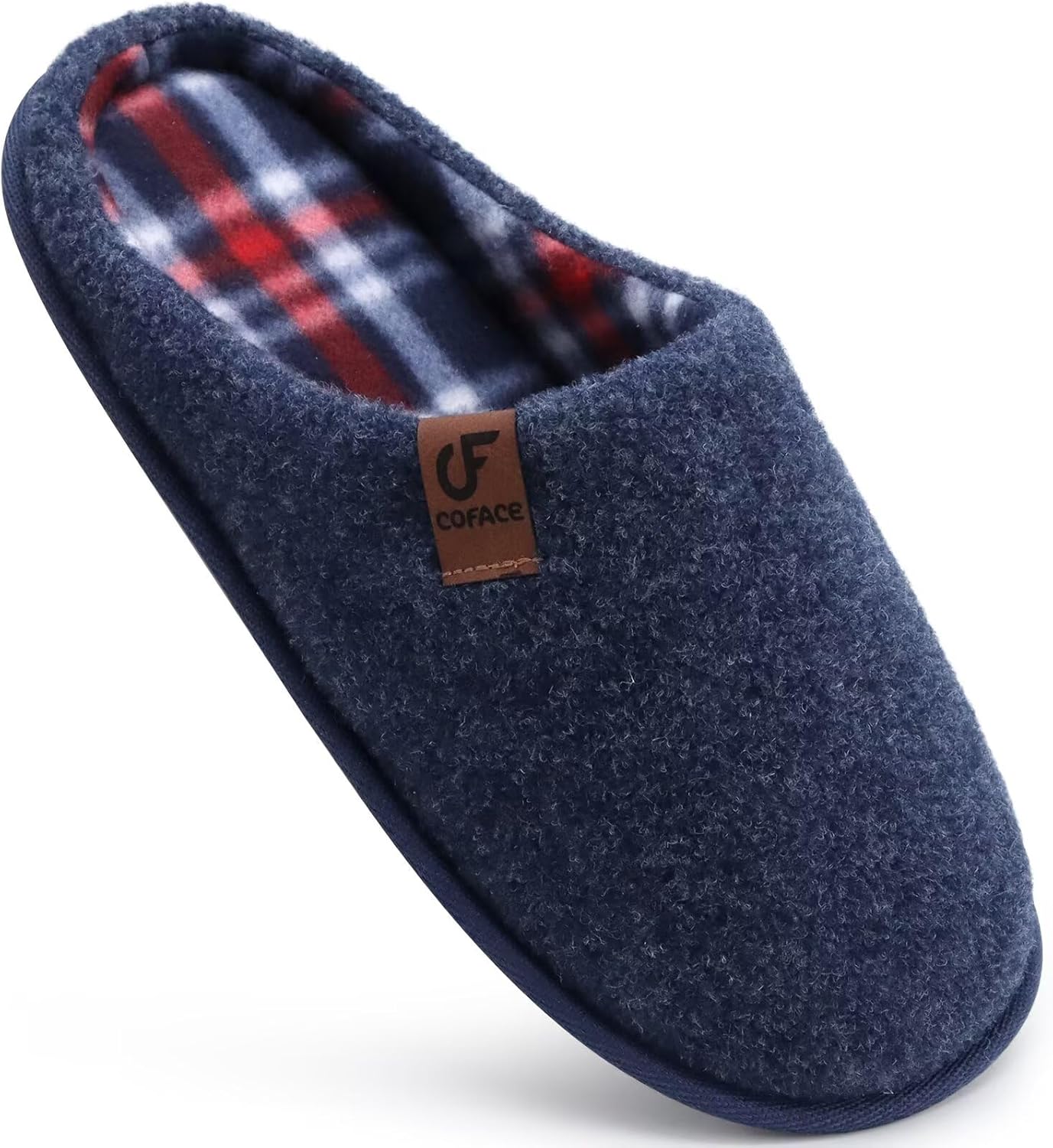 COFACE Unisex Mens Womens Cozy Memory Foam Scuff Slippers Casual Slip On Warm House Shoes Indoor/Outdoor Felt Sandal Slippers Size 4-15 - Image 8