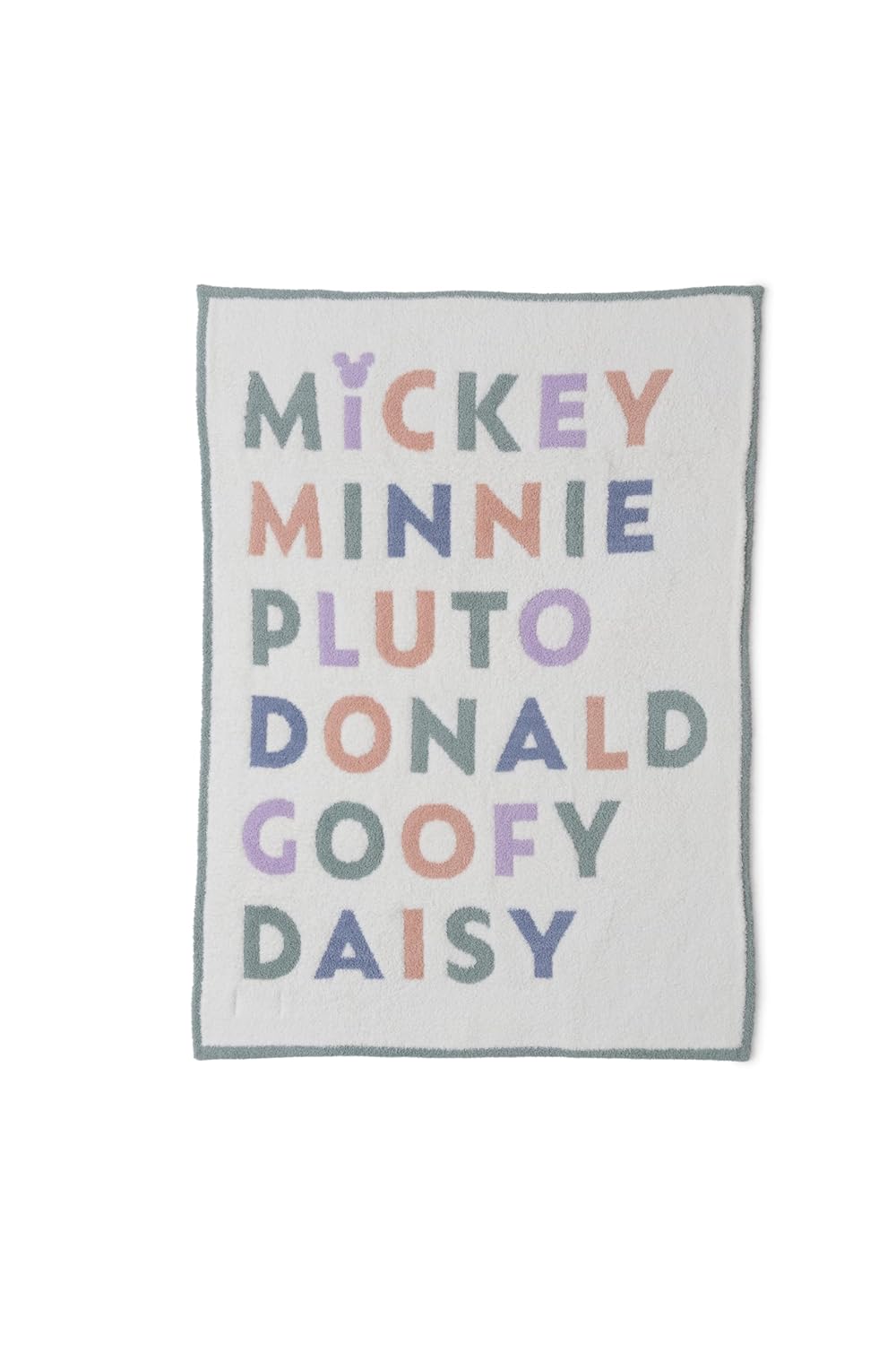 Barefoot Dreams® CozyChic® Disney Mickey and Friends Stroller Blanket, Cream Multi, 30"x40"