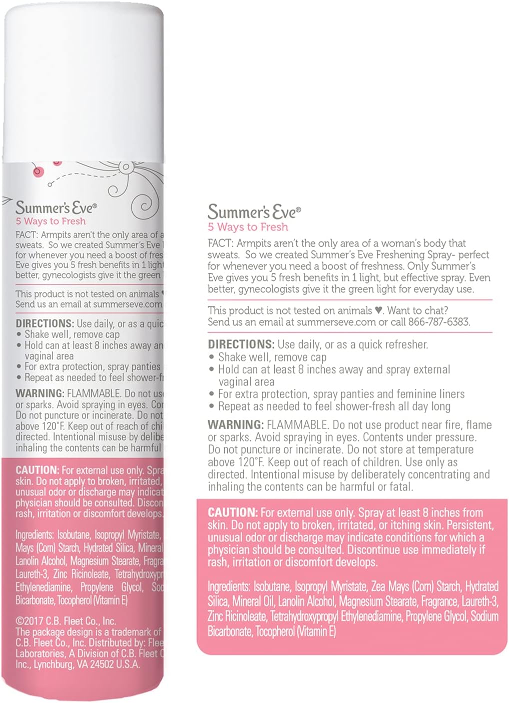 Summer's Eve Freshening Spray, Sheer Floral, 2 Ounce (Pack of 3) : Health & Household