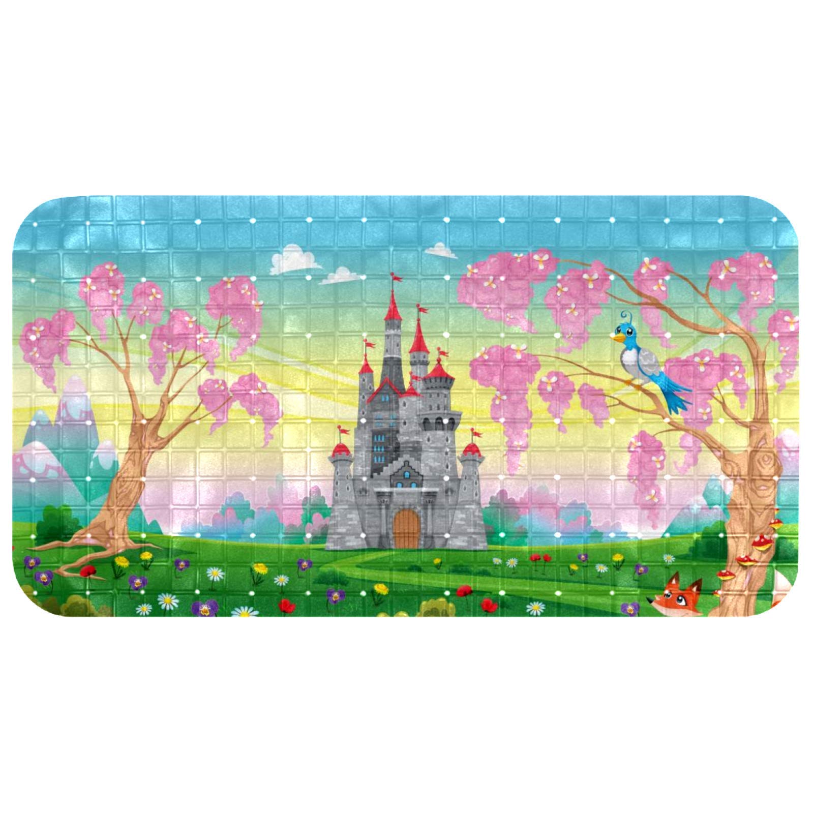 Tapis de bain ovale Bennigiry pour la douche sécurisée des enfants et adultes