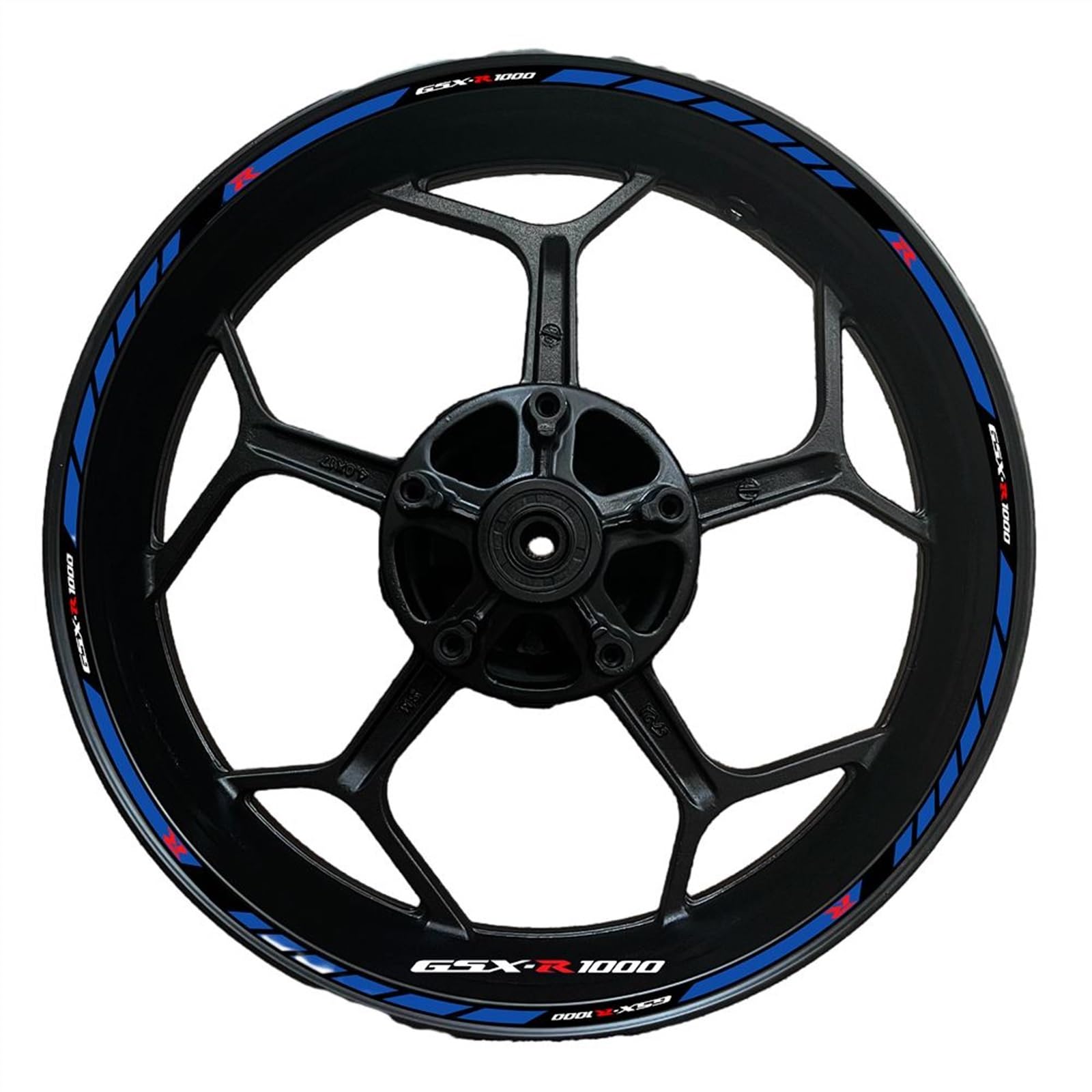 Applique for GSXR1000/R/1000R/S for S&uzuki Motorcycle Rim Decals for Gsx-r 1000 S Wheel Hub for Gsxr1000/R1000 Reflective Stickers(13)