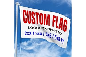Custom 3x5 Ft Double Sided Outdoor Flags Outdoor or Indoor, Customized Flag