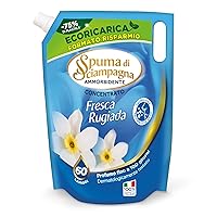 Spuma di Sciampagna - Ecoricarica Ammorbidente Lavatrice Liquido Fragranza Fresca Rugiada