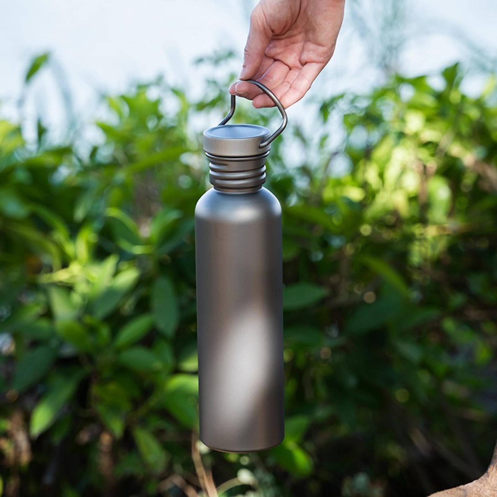 Bouteille d'hydratation pour le sport – Bouteille en titane pour l'extérieur, résistante aux hautes températures | Conteneur léger pour cyclisme, cantine de , équipement d'aventure étanche