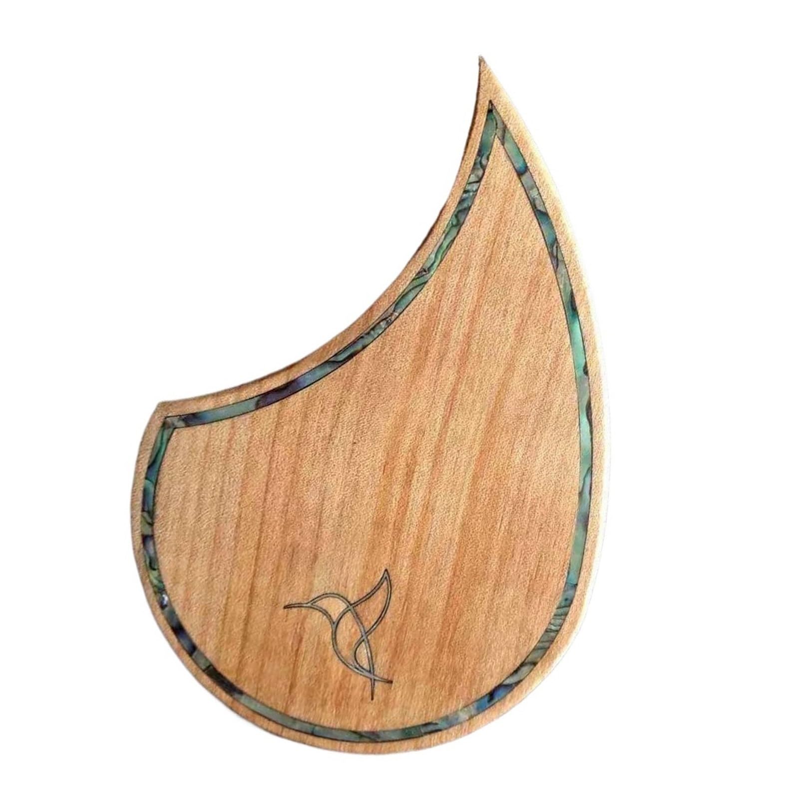 Akustyczna Gitara Pickguard Intarsja Rzemiosło Kropla Wody Drewniane Gitara Profesjonalne Akcesoria Pickguard(Light)