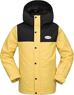 Chaqueta de esquí y nieve Stone.91 Ins Dark Yellow para niño, talla S, color rosa