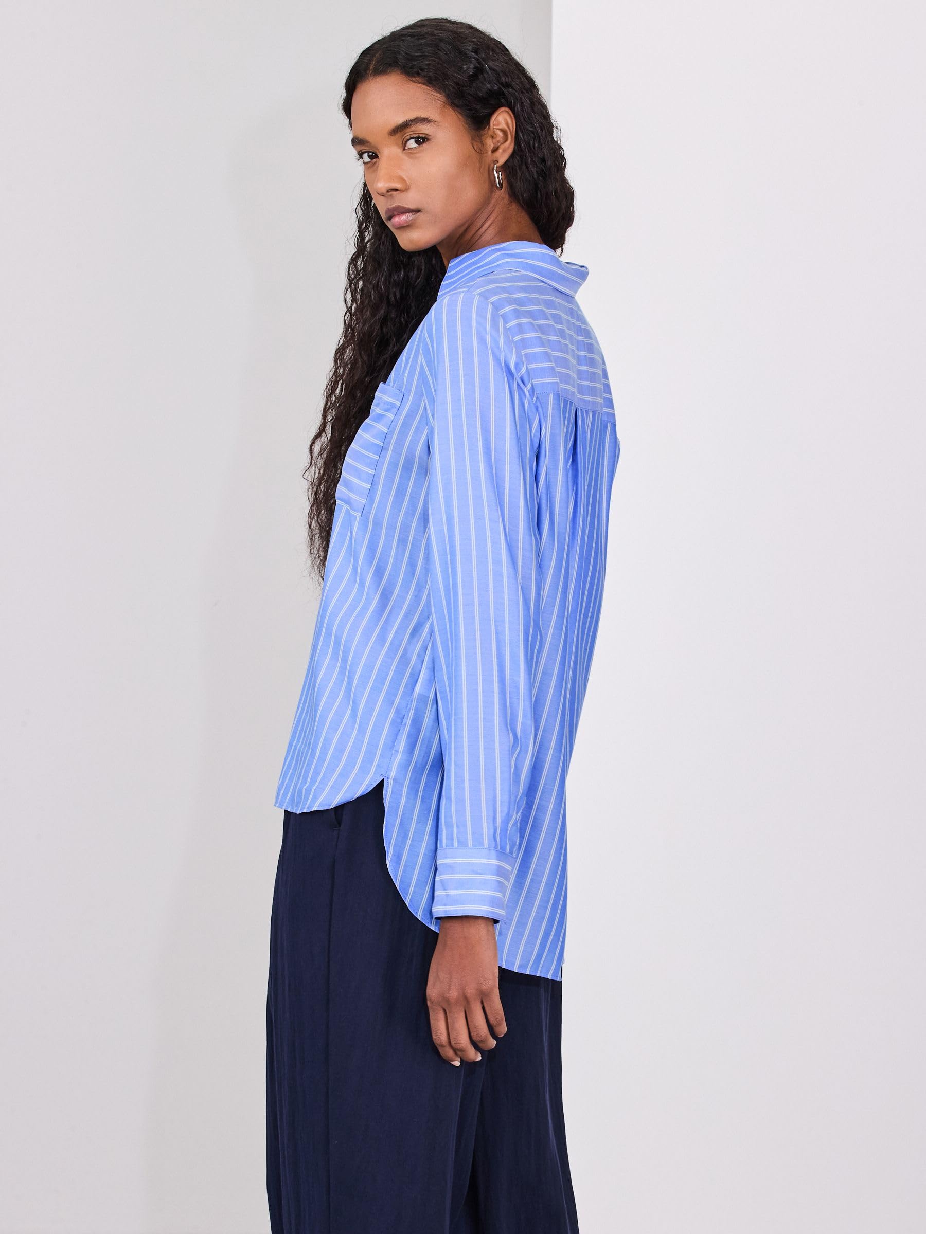 NEXT Femme T-Shirt décontracté Doux à Manches Longues | Coupe standard