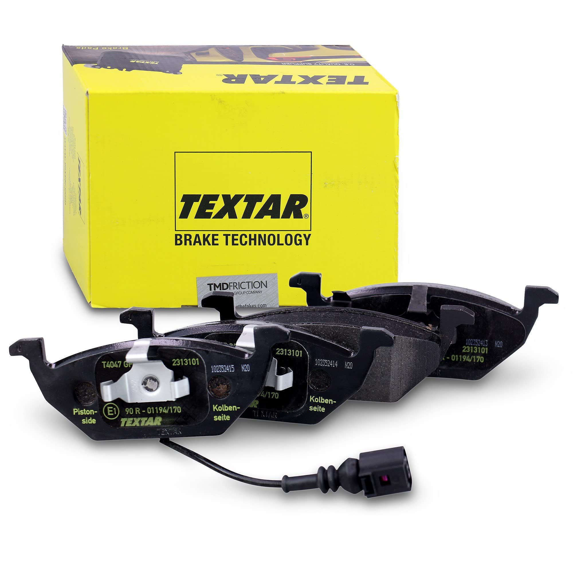 TEXTAR Bremsenset Vorderachse inkl. Bremsscheiben vorne Ø 280 mm