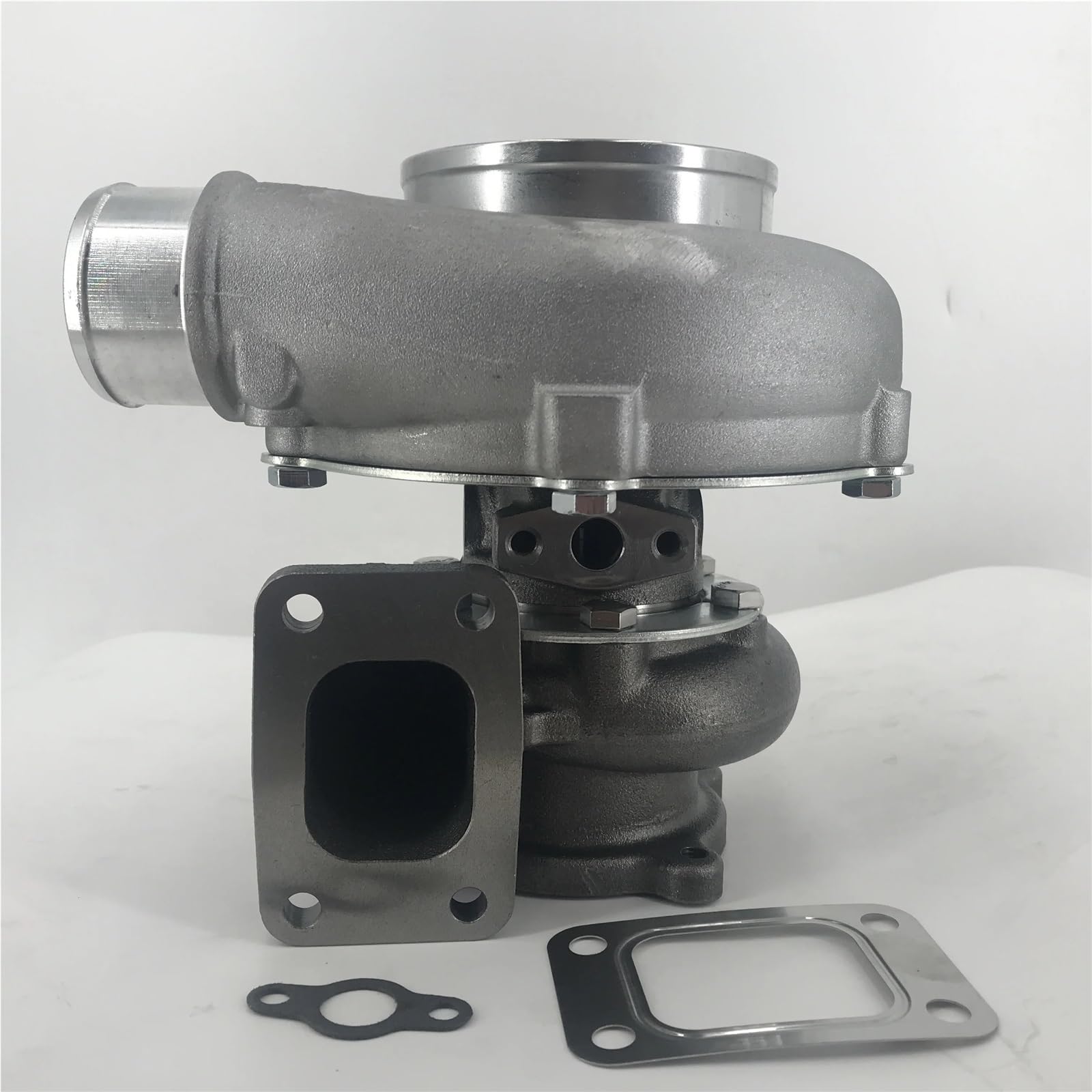 Turbocompresor Compatible con el cartucho turbo Garrett GTX30 GTX-Series GTX3071R doble rodamiento de bolas cerámica, rueda palanquilla GEN 2 TH T25 4