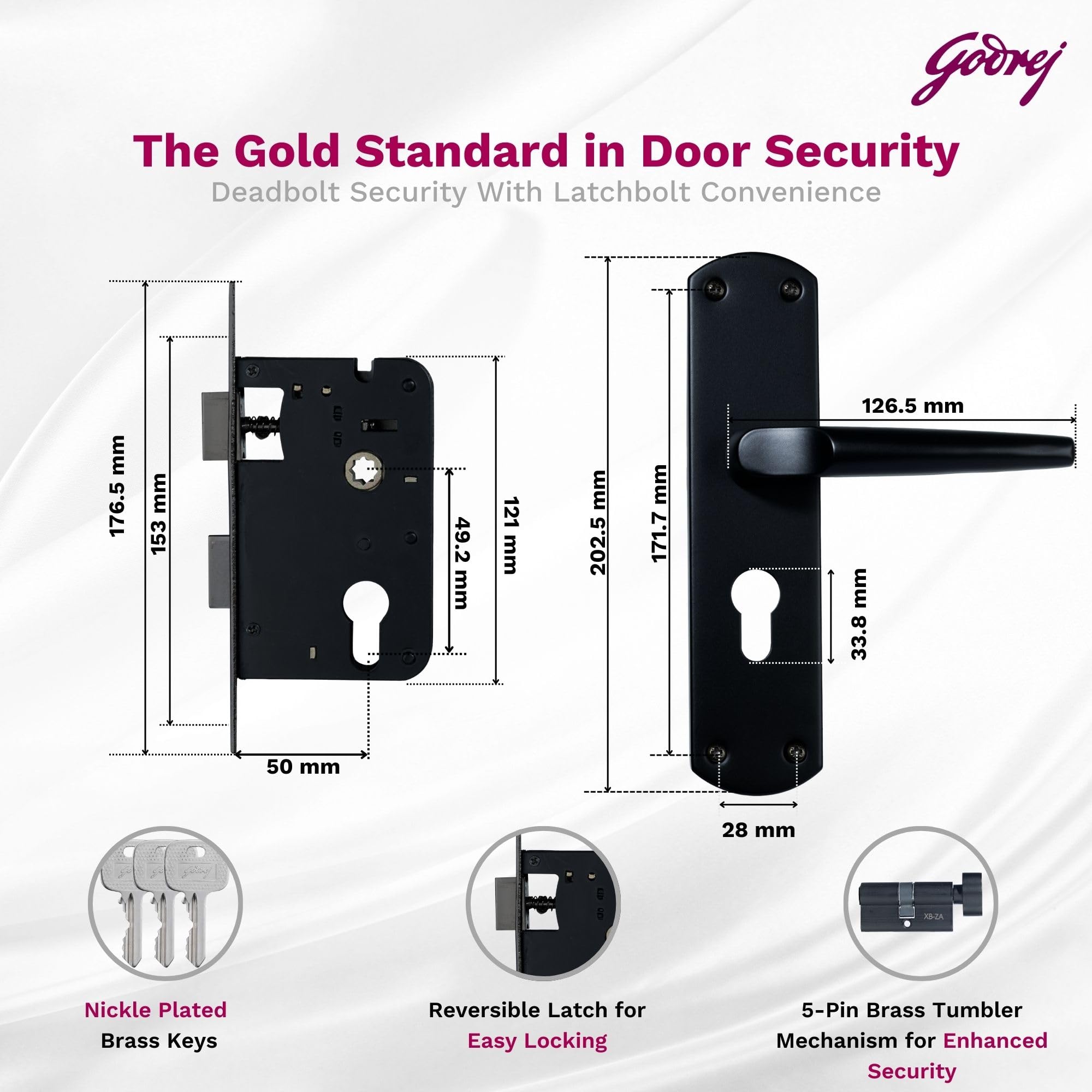Godrej Mortise Lock - Secure Your Doors -4