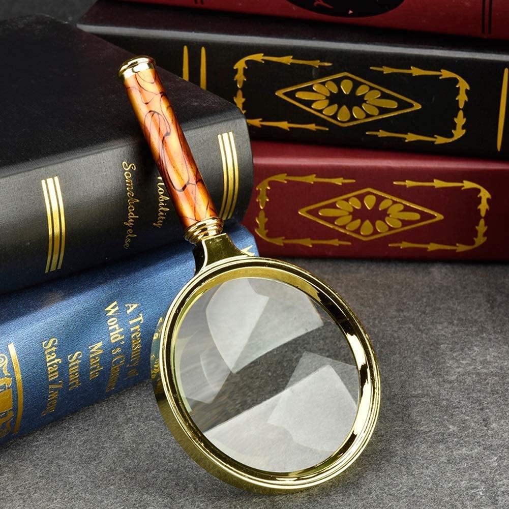 Lenti di ingrandimento Lente di ingrandimento Lente di ingrandimento Lente di ingrandimento Portatile Manico colorato Lente di ingrandimento per Anziani Lente d