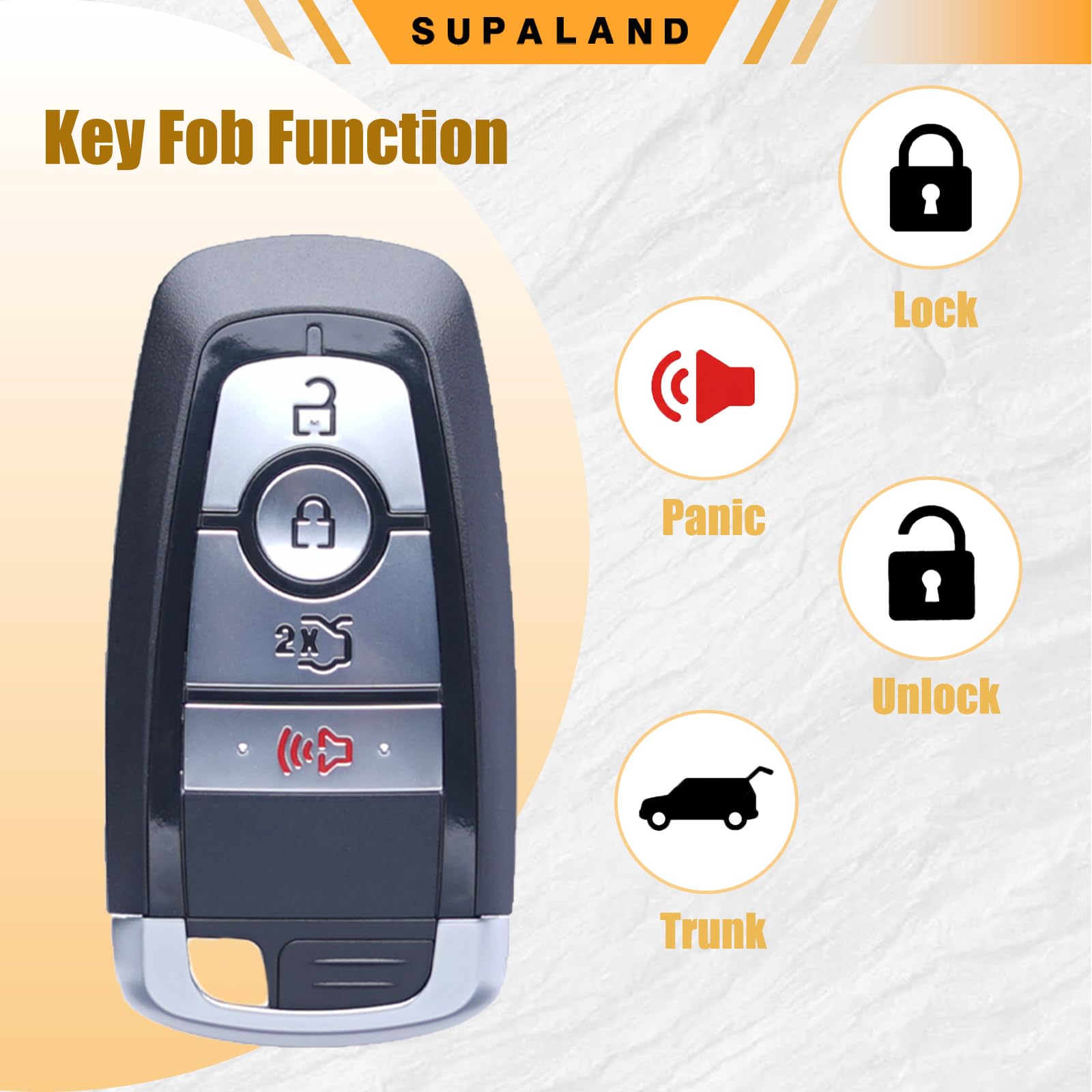 Amazon.com: SUPALAND Key Fob Keyless Entry Fits for Ford Fusion