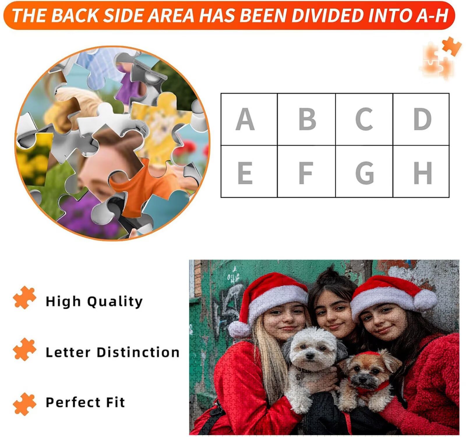 Puzzle Personalizzato con Foto e Testo 5000 Pezzi - Stampa in HD, W-5784