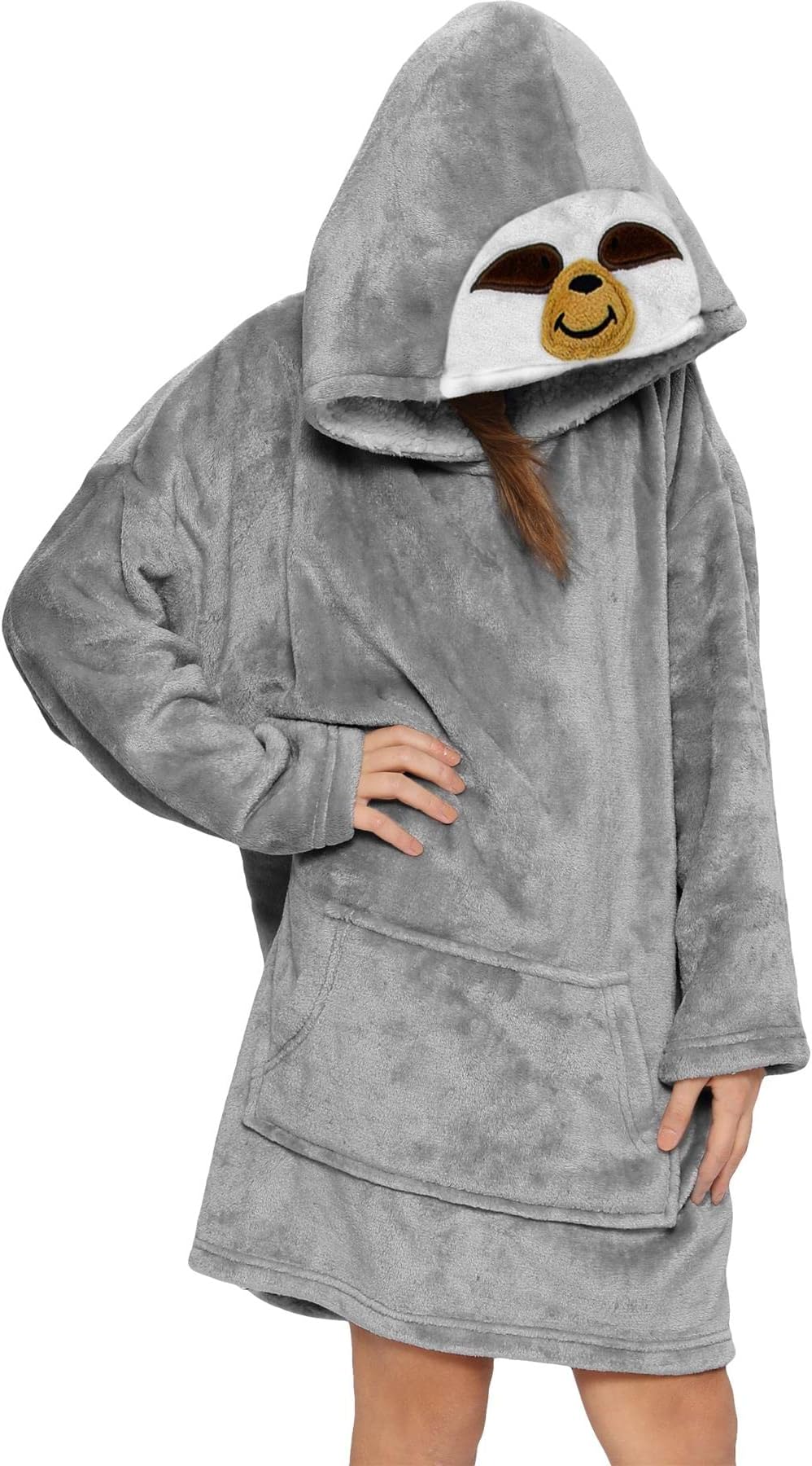 A2Z 4 KidsGirls Boys Snuggle Blanket Printed Oversized Hoodie Super Soft Warm Fleece Kangaroo Pocket Hooded Blankets