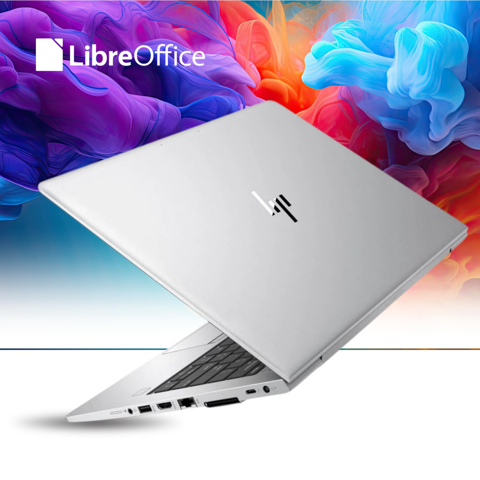 HP Elitebook, Pc Portatile Notebook, Processore Intel i5-8Th 4 Core 1.6Ghz, 8Gb Ram, 256Gb SSD, Display 13.3 "HD, Libre Office (Ricondizionato)