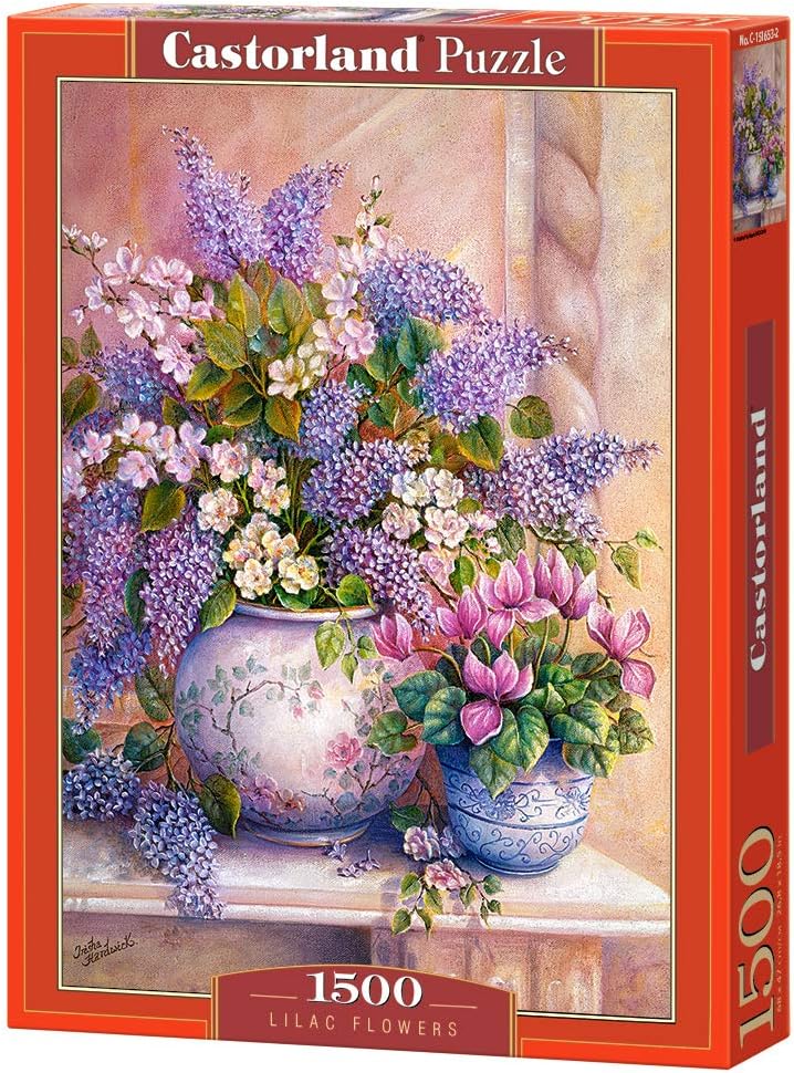 Castorland Puzzle 1500 Pieces, Lilac Flowers - С-151653
