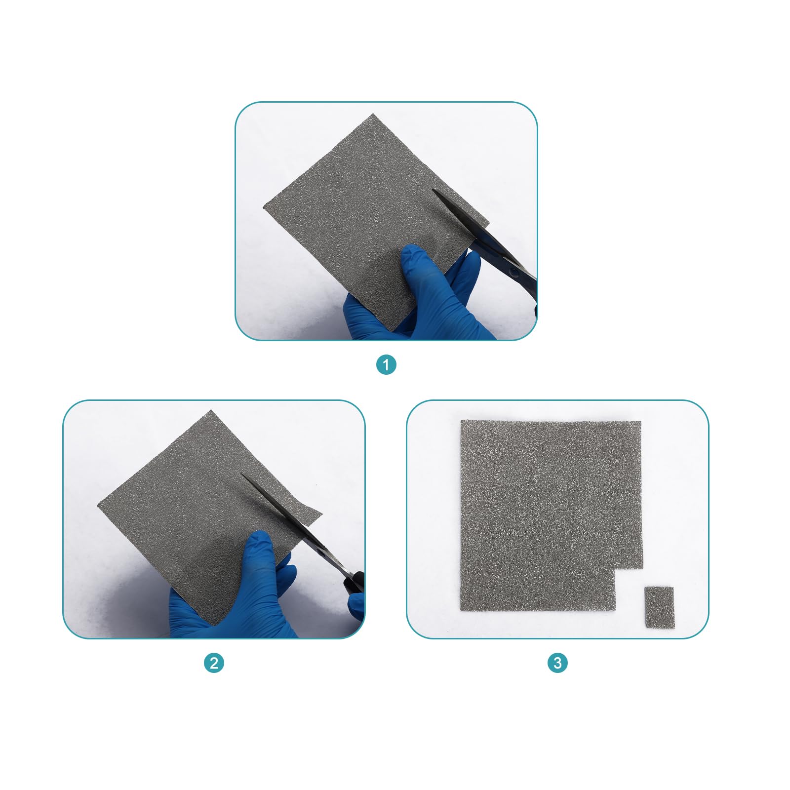 stonylab Mousse de nickel, 100x100x2 mm, Testée GDMS, Structure poreuse pour recherche électrochimique, 1 Pièce