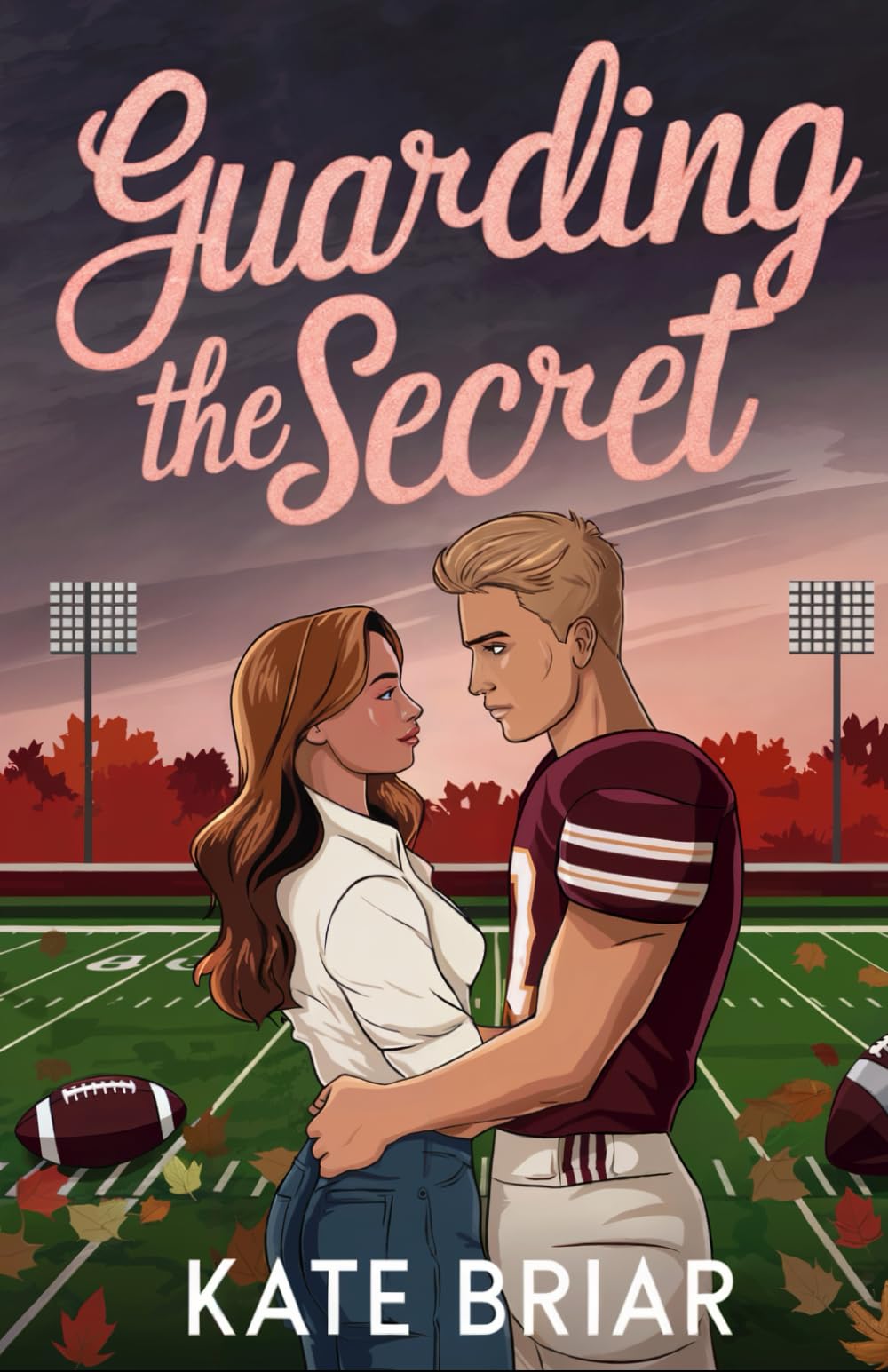 Guarding the Secret: A Sweet Rivals to Lovers YA Football Romance (Under the Rival Lights)