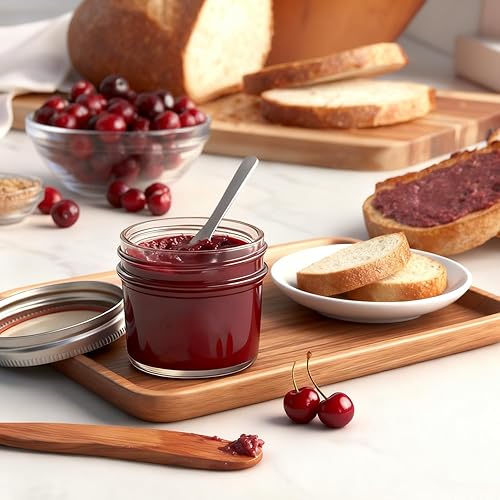 Miniatura 70 de ComSaf Tarros pequeños, 2 onzas, 48 recipientes para conservas, de vidrio, con tapas, para mostazas, salsa de tomate, salsas de inmersión