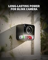 Vista 8 de EBL Baterías recargables de litio AA con cargador, 1.5 V, 3000 mWh, 1600 ciclos ideales para cámaras Blink al aire libre (paquete de 16)