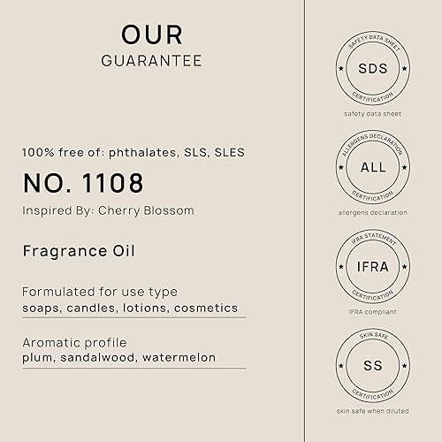 Miniatura 83 de VINEVIDA [4 onzas] Aceite de fragancia de madera de teca de caoba para fabricación de velas y fabricación de jabón, aromas de velas prémium para