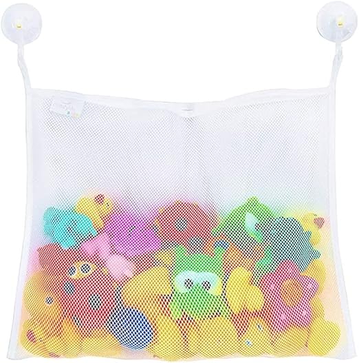 Rangement Filet Jouets Salle De Bain Filet Jouets Bain Crochet 4 Pièces Avec Éponge M1747