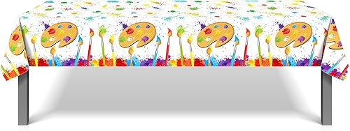 Miniatura 445 de CC HOME 1 pieza de mantel de plástico para fiesta de los 90 de 54 x 87 pulgadas de largo, mantel vintage retro de los 90 de hip hop, tema de 1990