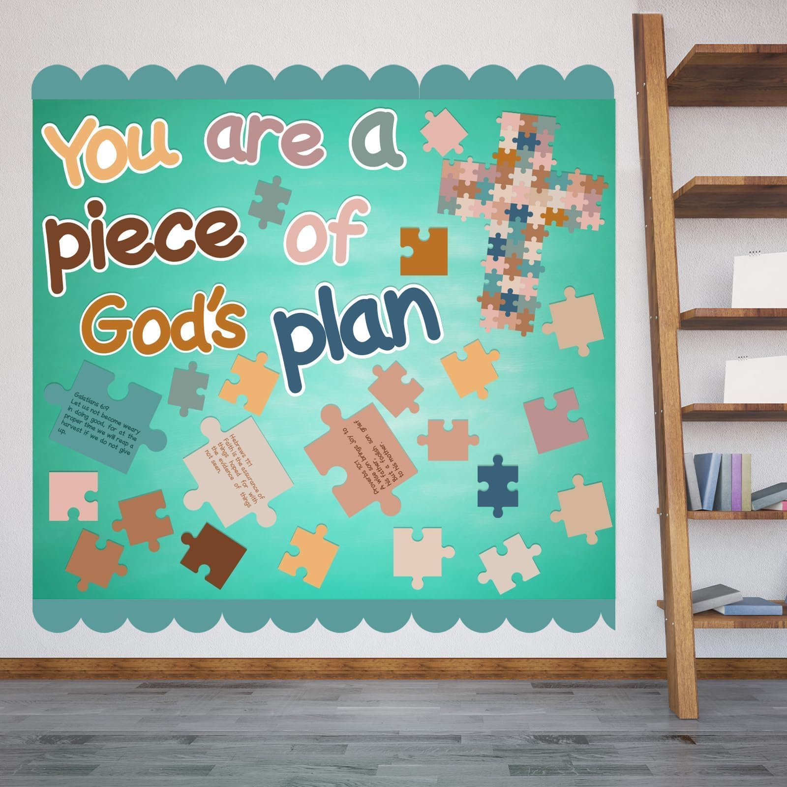 Snapklik.com : Christian Bulletin Board Decorations, Puzzle Pieces For ...