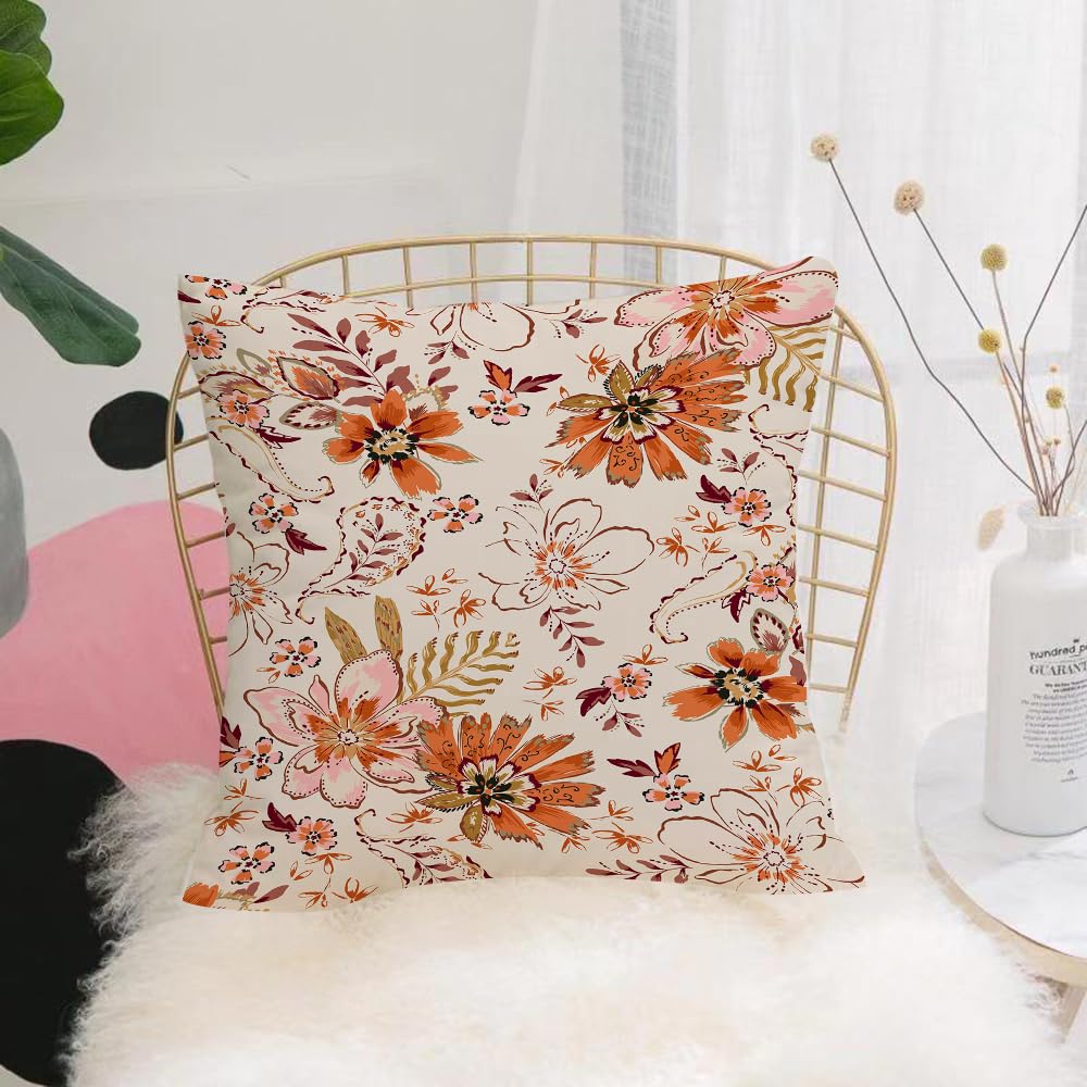 Hyosxw Little Floral Pattern For Fashion Fabric - A1 Cushion Cover,Throw Pillow Case Home Decorative For Living Room Bedroom Sofa Chair 18X18 Inch,Little Floral Pattern For Fashion Fabric,Pillowcase 45X45cm
