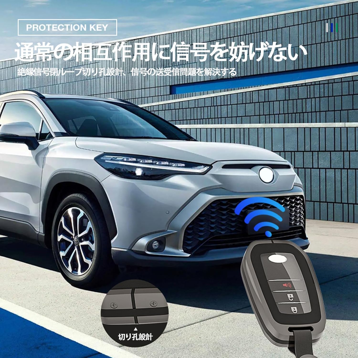 Amazon.co.jp: 車のキーケース、アクアAQUA対応 キーホルダー、カード