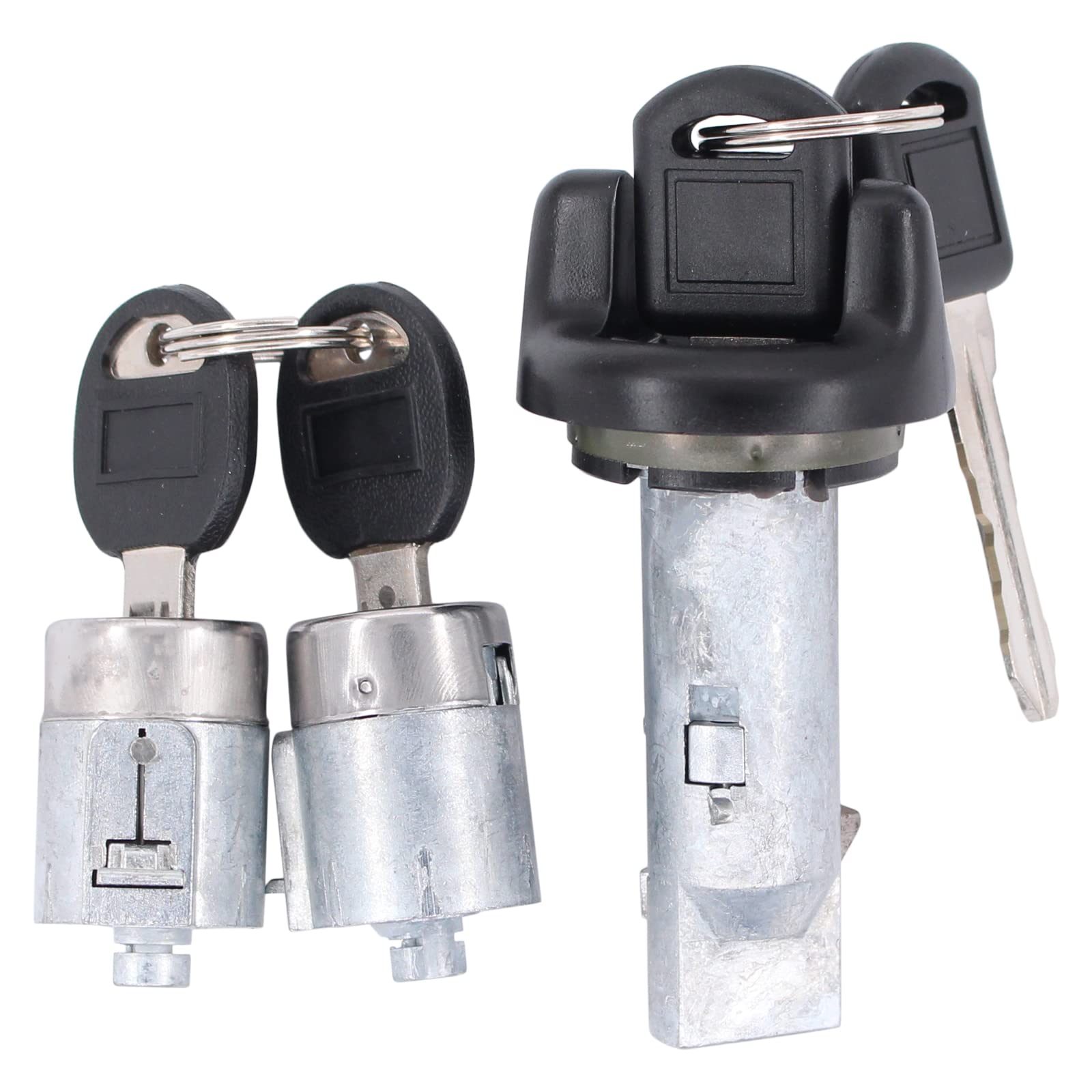 XtremeAmazing Ignition Lock Cylinder and Door Lock Cylinder for C1500 C2500 C3500 K1500 K2500 K3500 Suburban Tahoe Yukon 1995-1997