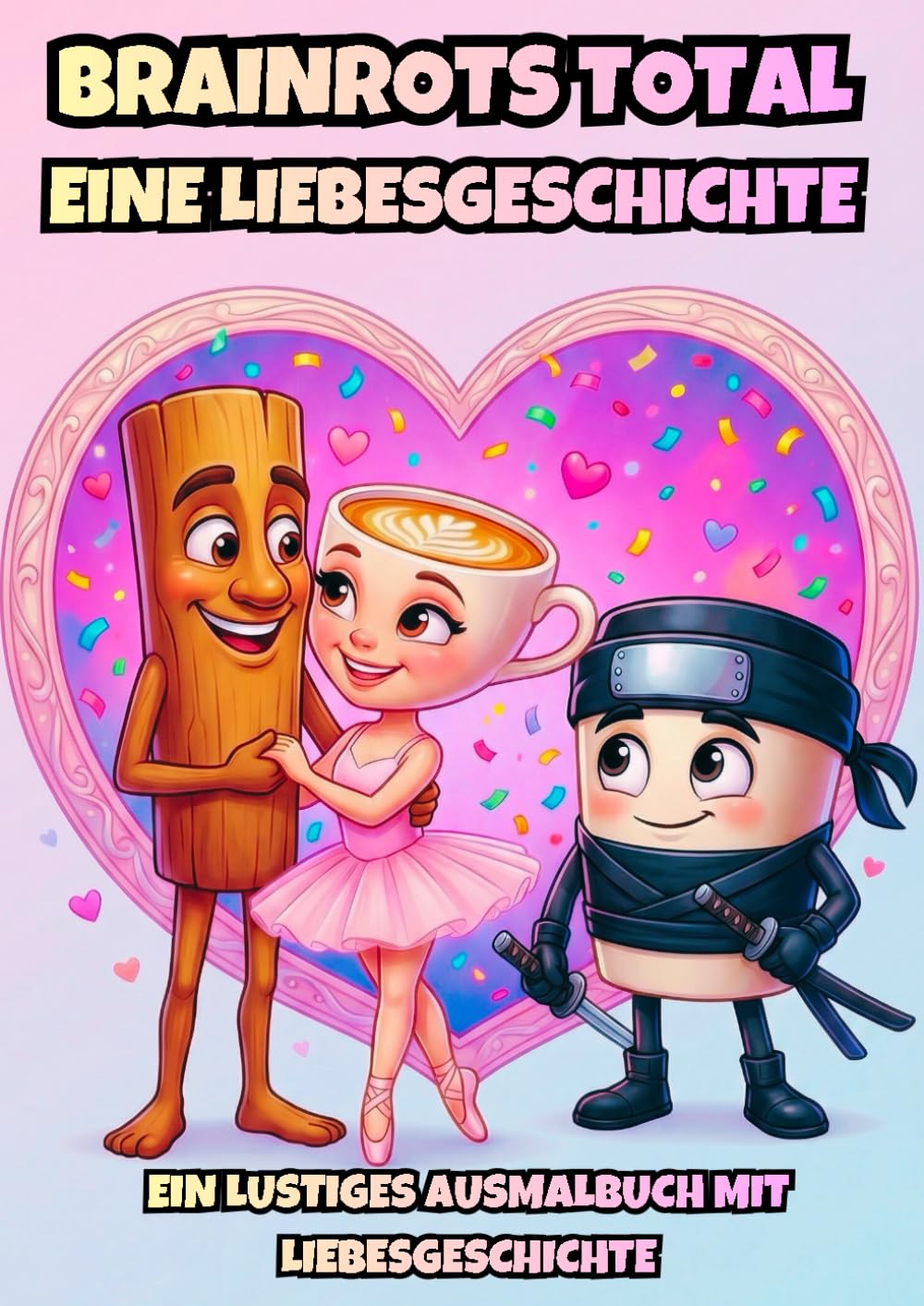 BRAINROTS TOTAL: Eine Liebesgeschichte (Malbuch)
