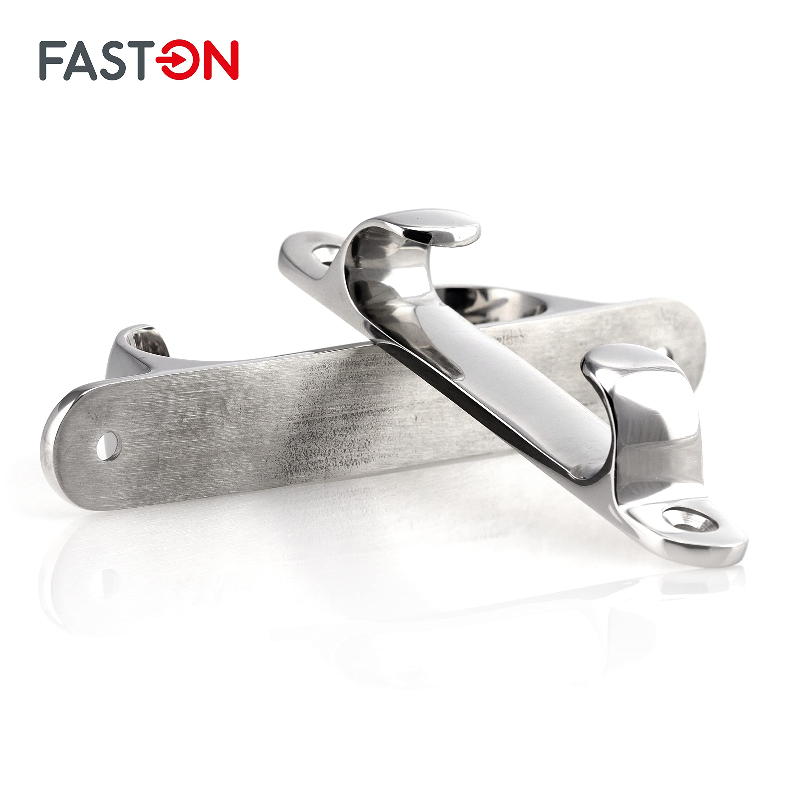 FASTON® Lippklampe Gerade Edelstahl A4 V4A Festmacherklampe Belegklampe Klampe Festmacher
