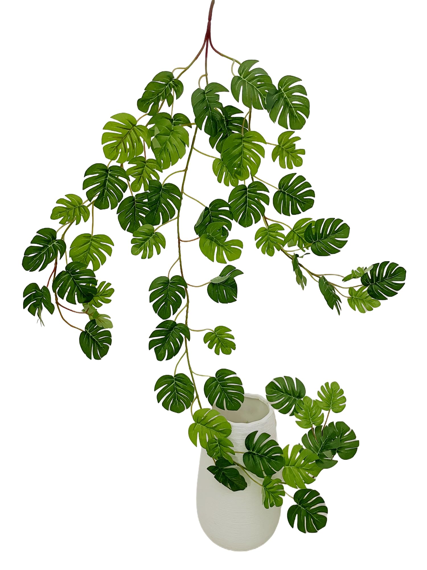 Amazon.com: Artificial Rattan Artificial Small Monstera Leaves Artificial  Wall Hanging Vine Leaf Garland Plants Simulation Rattan Decoration Home  Decor Accessories for Wedding Home (55 Leaves) : Home & Kitchen