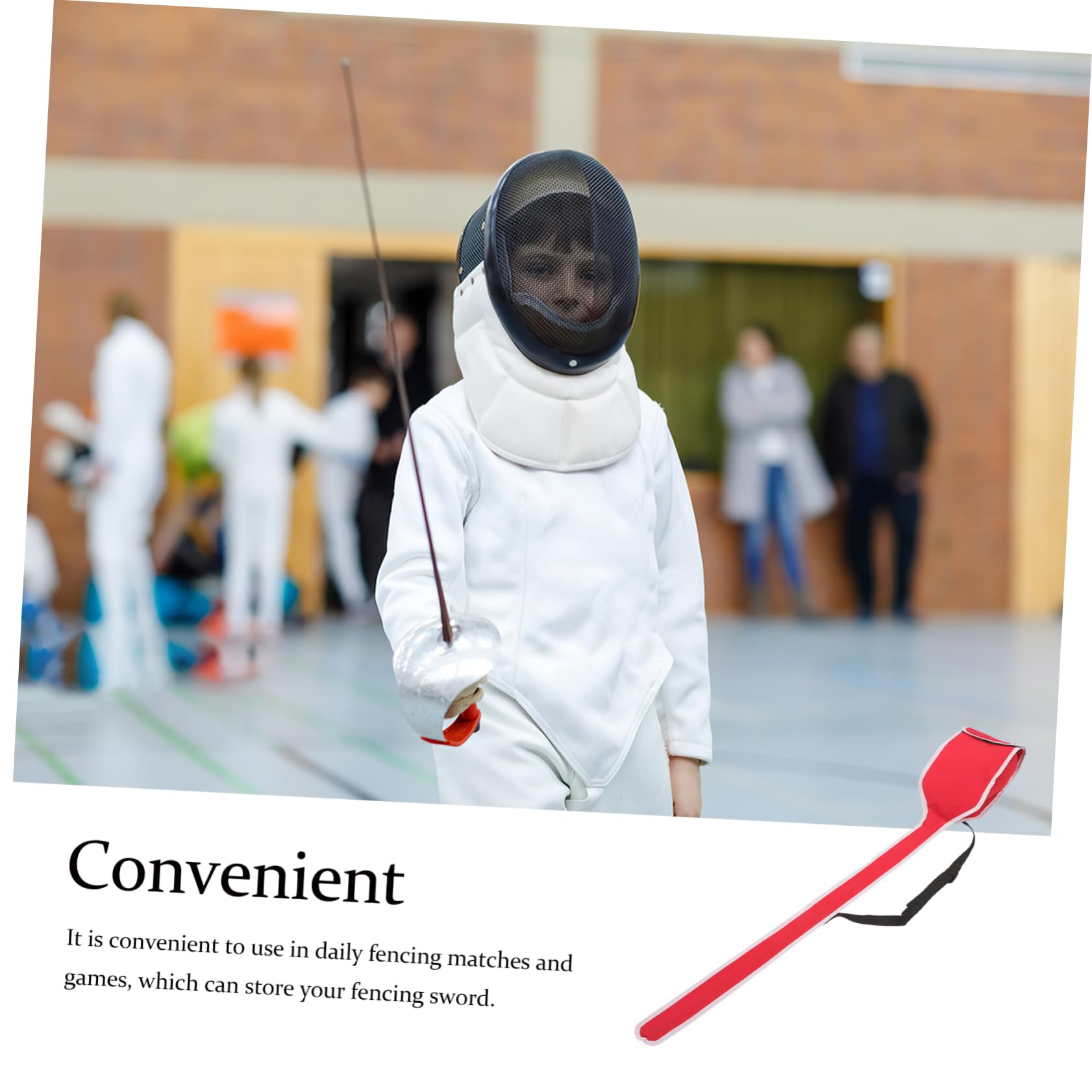 BCOATH Fencing Sword Pouch Oxford Fabric Storage Bag Durable Easy to Close Perfect Present for Fencing Enthusiasts