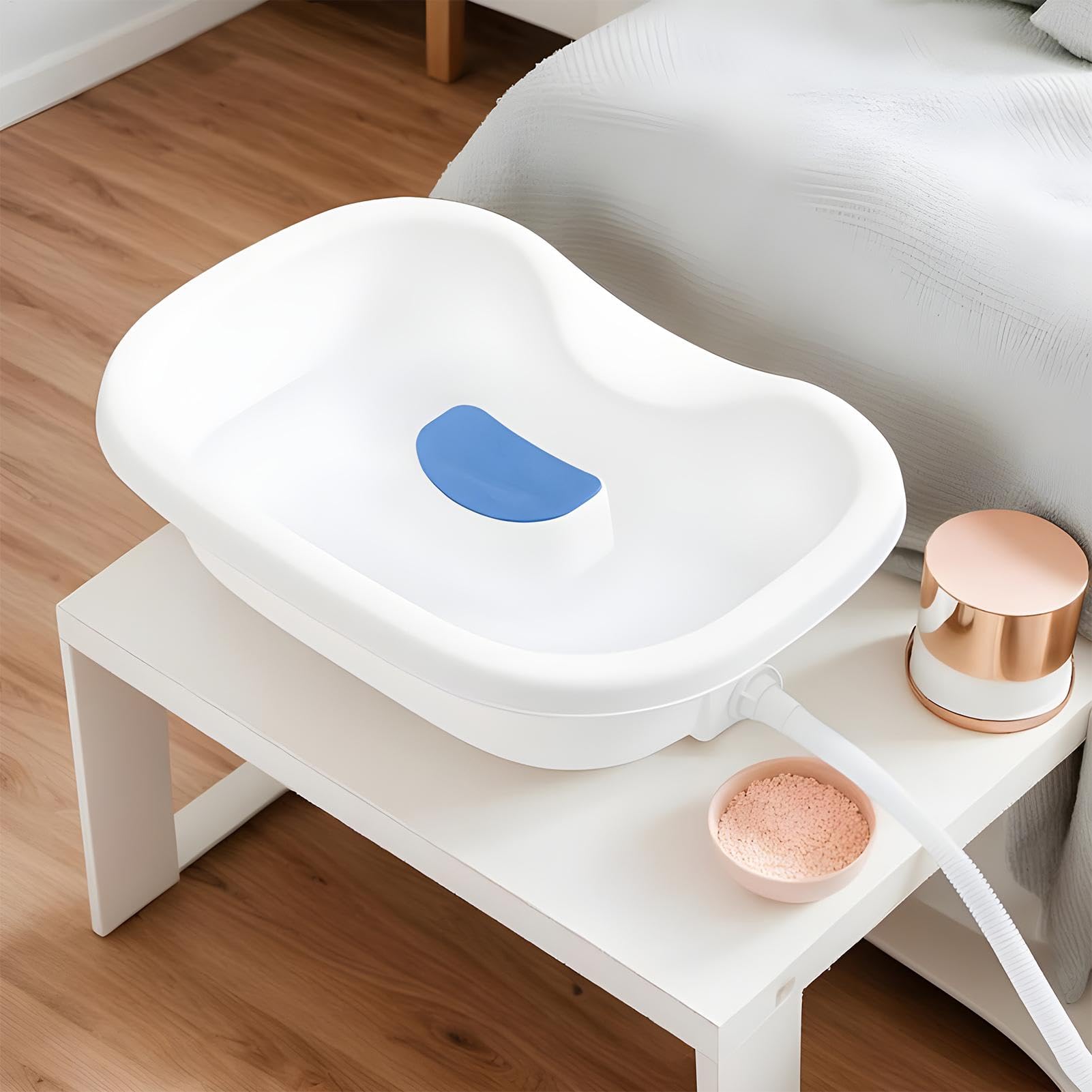 Lavabo de champú de salón, lavabo portátil para el cabello, estación móvil