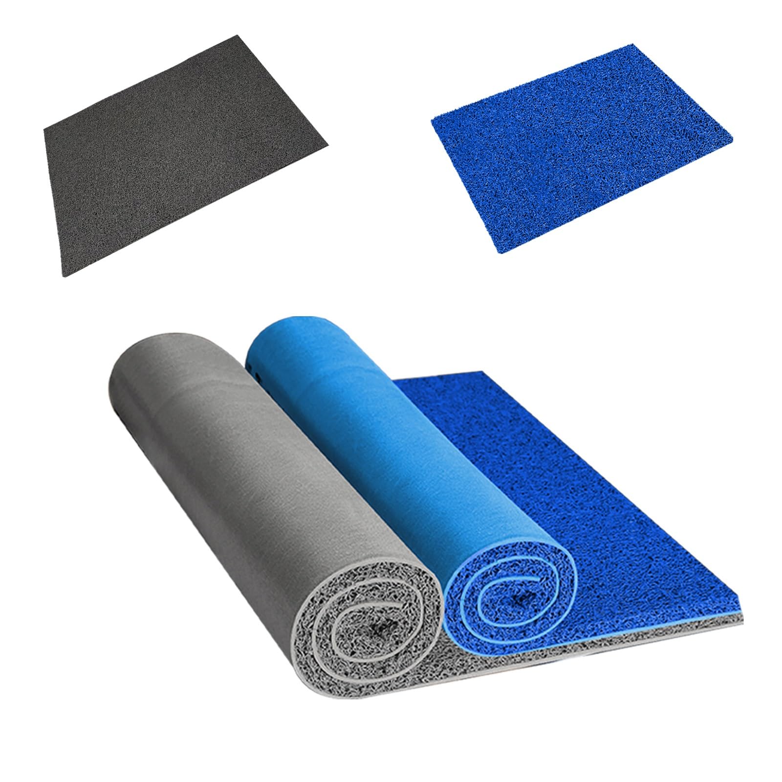 ROFBIHG Self-adhesive Sound Absorber Pad, Rain Canopy Sound Deadening Mat, Dripping Noise Reducer Pad, Cut-to-Fit PVC Sound Deadening Mat for Metal Roof/Awning/Rain Canopy(Gray,0.9x1m(35.4x39.3in))