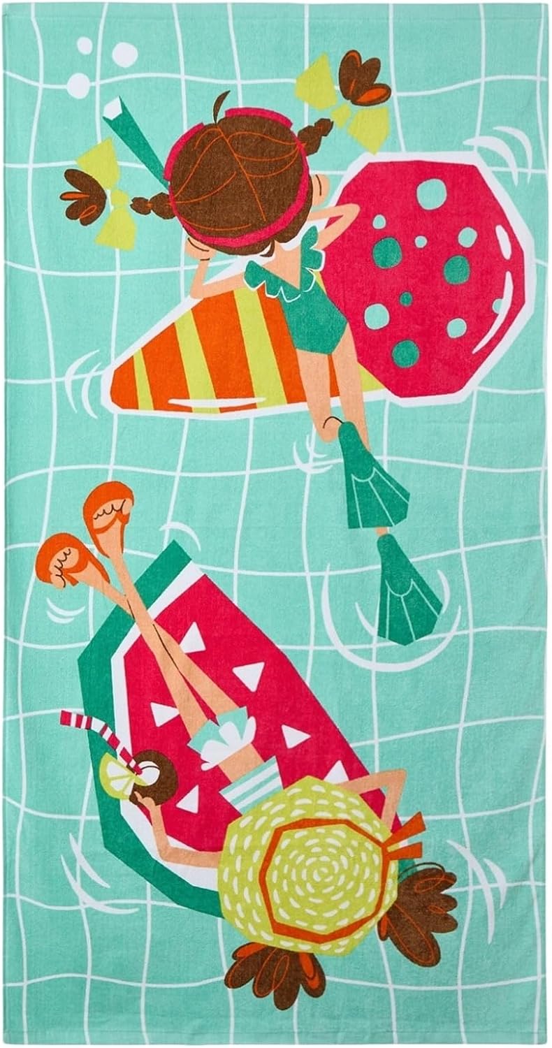 Mayoral Towel for Girls Aqua