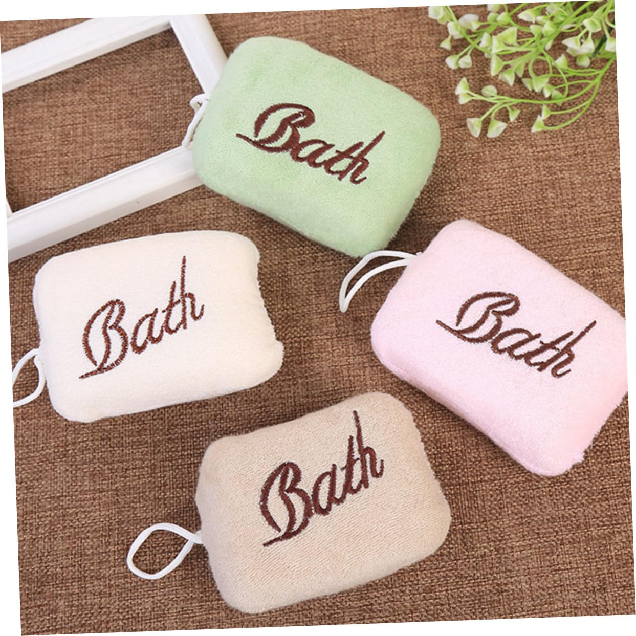 FOMIYES 12piezas Esponjas De Baño Para Bebés y Absorbentes Herramientas Prácticas Cuidado De Nacidos Material Seguro Infantil
