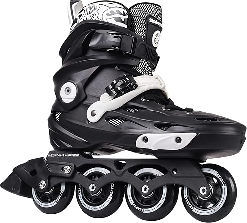 Inline Skates for Men Women Adult Inline Skates, Outdoor Inline Skates, Inline Speed Skates, Street Urban 4-Wheel Inline Skates for Beginner with
