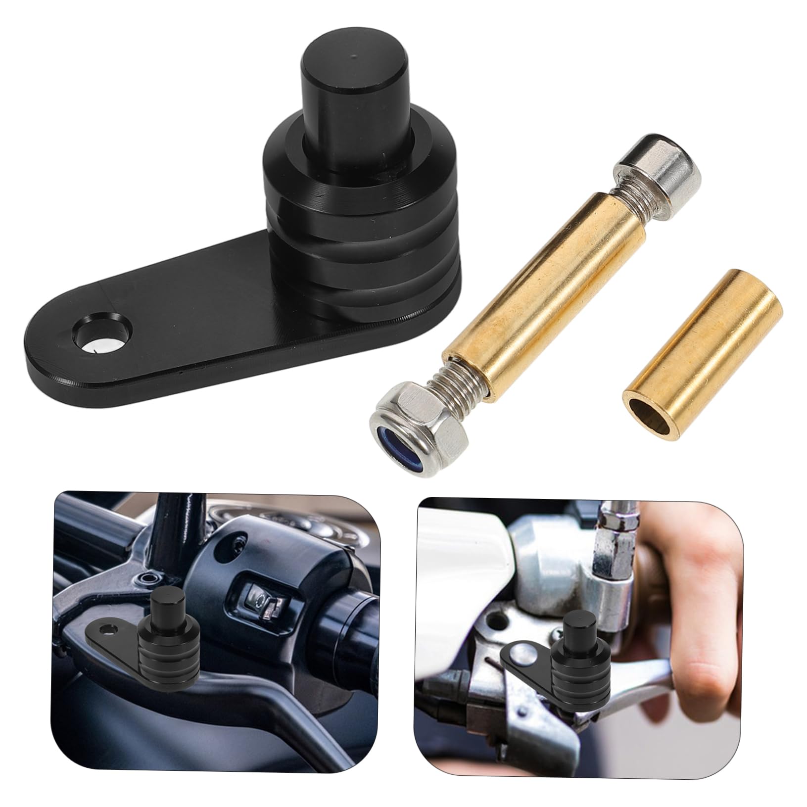 Gatuida 5pièces Cadenas De Sécurité Pour Avec Verrouillage De Frein Système De Pour Stationnement Pente Design Ergonomique Et Léger Parfait Pour Et Scooters