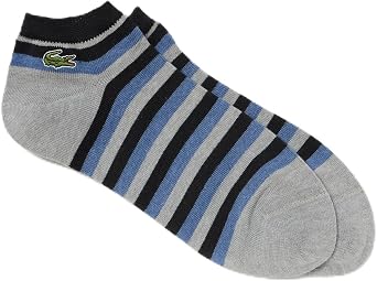 Lacoste   Socks Official Mens Multi-Bordier Ankle Socks