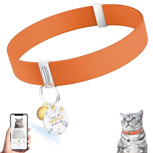 Cat Collar with Bell, Stretch Elastic Quick Release, Modifiable Pet