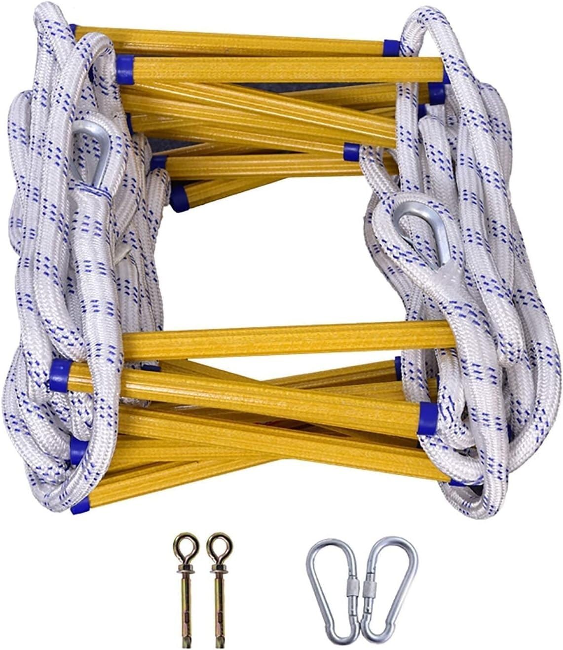 Fire Escape, Emergency Rope Ladder With Hook, And Evacuation Can Be Stored Almost Anywhere(12m/39.4ft)
