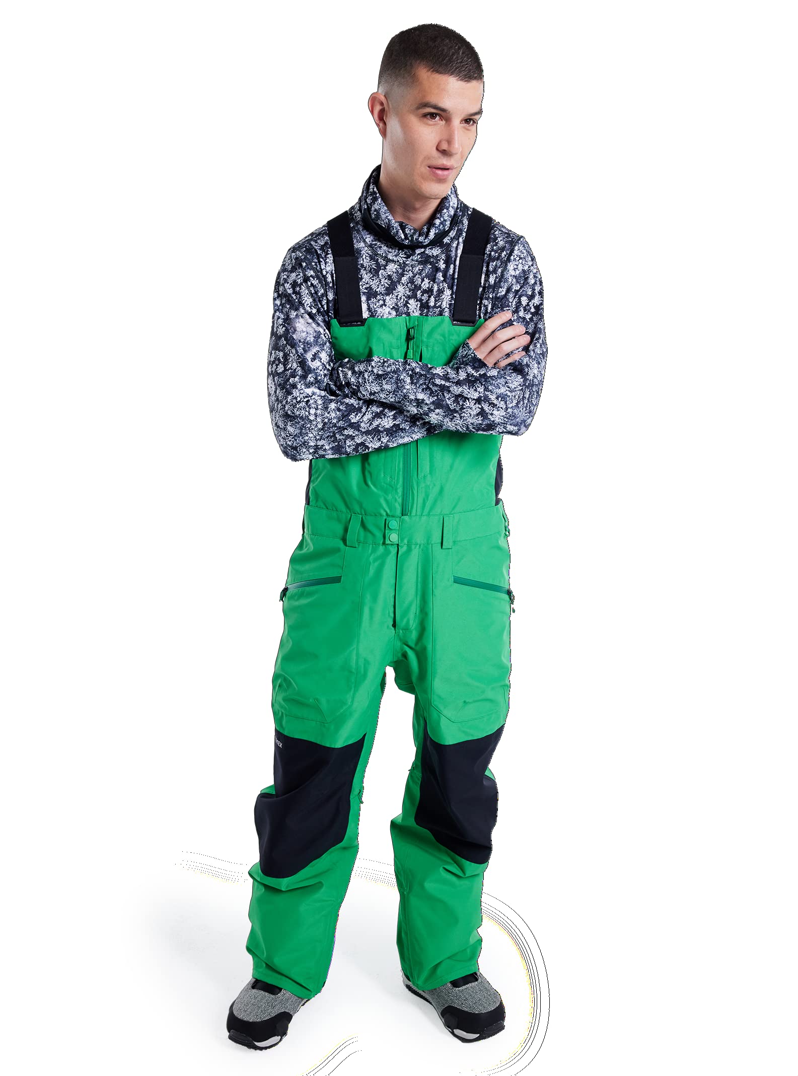 Burton Pantaloni da uomo Reserve Gore‑tex 2l con bretelle