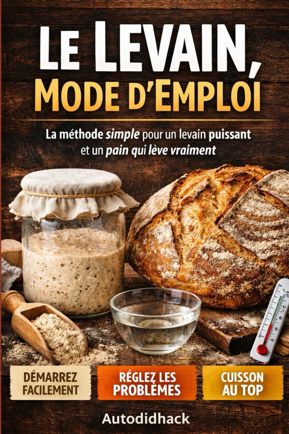 Le Levain, Mode d’Emploi: La méthode simple pour un levain puissant et un pain qui lève vraiment