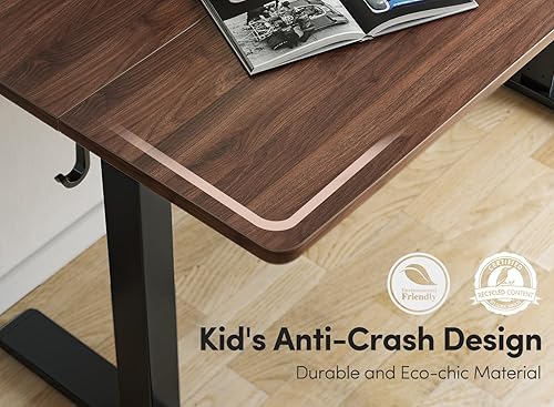 Miniatura 39 de FEZIBO Escritorio eléctrico de pie ajustable en altura, escritorio de pie de 40 x 24 pulgadas, escritorio de computadora de oficina en casa con