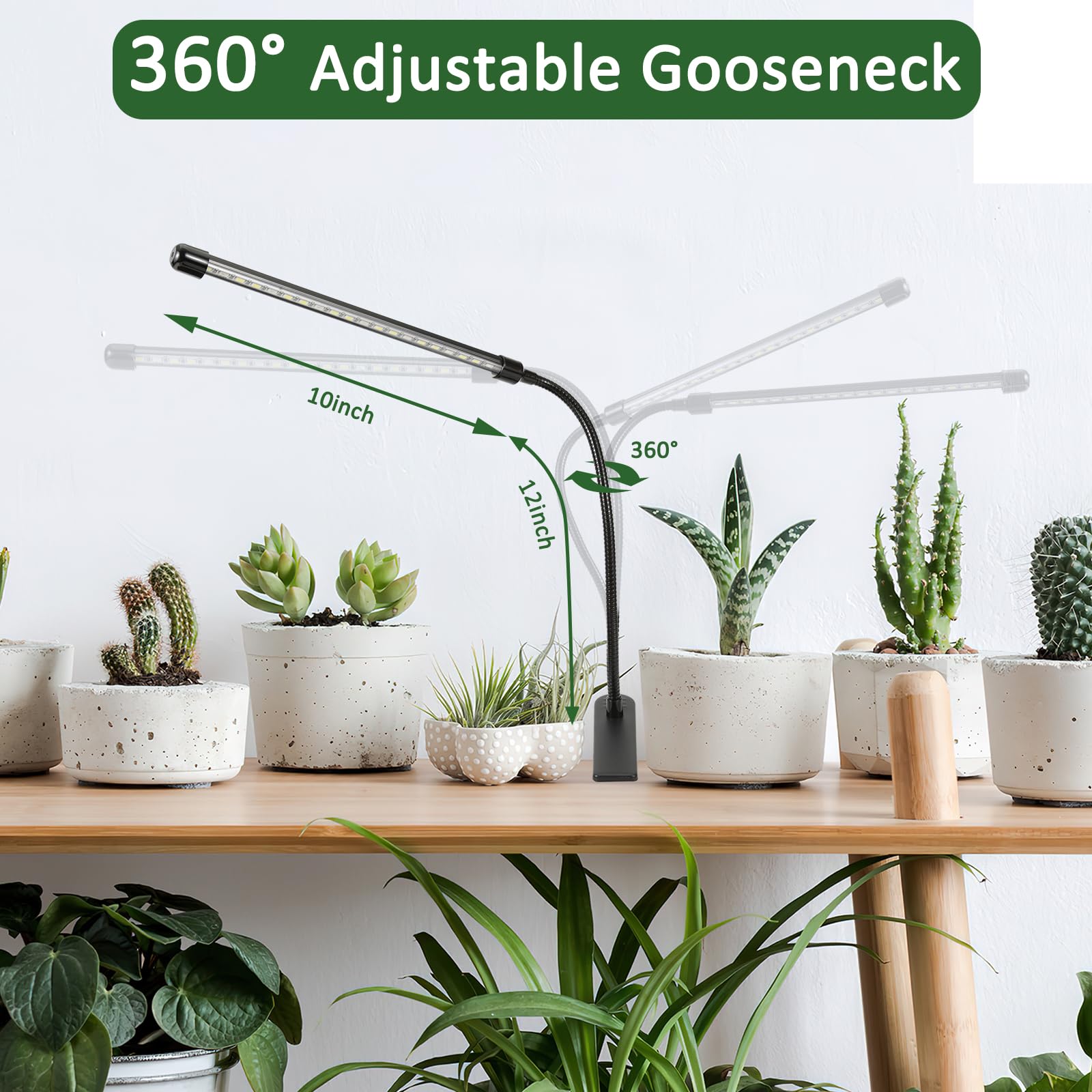 Amazon.co.jp: 屋内植物用LEDグローライト、20W 6000K植物ライト、多肉