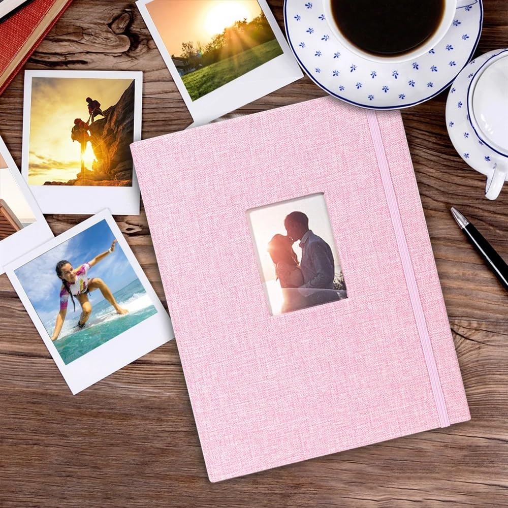 7,6 cm 208 kieszeni na album fotograficzny mini etui do natychmiastowego przechowywania zdjęć (khaki)