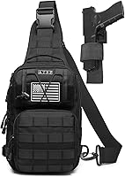 ATBP Tactical Sling Backpack for Men - Military One Strap Crossbody Bag with Holster, 10-15L, Fits 11" iPad